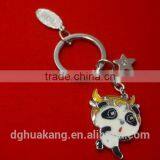 2016 Factory Price Panda Mascot Keychain Special Design Cute China Style Zinc Alloy Keyring thumbnail-4
