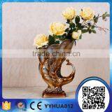 Hot Sale Hotel Home Floor Decoration Crafts Resin Single Flower Vase thumbnail-2