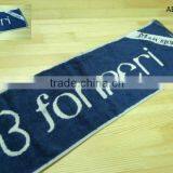 100% Cotton Terry Jacquard Sports Towel With Customized Logo thumbnail-1