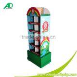 Portable Display Shelves Cardboard Display Stand Supermarket Cardboard Floor Display Paper Racks
