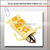 Pattern Printed Microfiber Eyeglasses Pouch