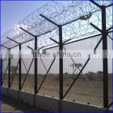 Green Color PVC Coated Welded Wire Mesh Panels/PVC Coated Prison 358 Security Fencing