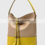 Women Leather Bucket Bag Designer Tote Bag thumbnail-2