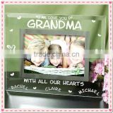 Family Engravable Glass Photo Frame For Home Decoration