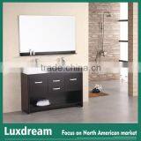 Contemporary Simple Bathroom Vanity With Single Drop-in Sink From China thumbnail-5