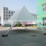 Dia.12m*H.6m promotional aluminum double peak star tent