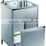 Australia New Zealand Hot Sale Commercial Stainless Steel Laundry Tub Cabinet GR-X3556 thumbnail-5