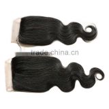 Free Shipping Three Parts 13"x4" Body Wave Lace Frontal Closure With Baby Hairs