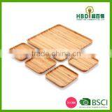 Whole|sale Distinctive Bamboo Wood Food Serving Dish Tray thumbnail-2