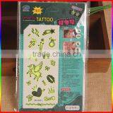 Waterproof Body Tattoo Luminous Temporary Tattoo Glow in Dark the Tattoo Stickers thumbnail-1