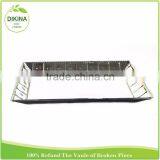 Monogrammed Ring Dish Hexagon Silver Gold White Gift Jewelry Display Organiser Stained Geometric Brass Glass Metal Food Tray thumbnail-6