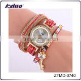 Top Selling Double Hearts Key Pendant Magent Buckle Watches thumbnail-1