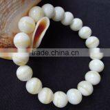 Make Natural Shell White Tridacna Bangles Bracelet Beads Bangles thumbnail-2