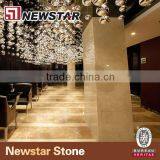 Newstar Crema Marfil and Emperador Marble Floor,marble Pillar