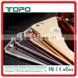 Aluminum metal bumper PC mirror cell mobile phone case bumper case for iphone 7 plus metal frame case for iPhone 7 plus