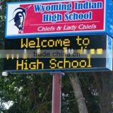 Express Innovative Product P16 Programmable High Birghtness Waterproof Full Color Outdoor Led Double Side Display Sign