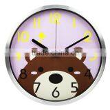 12" Fashion Design Aluminum Frame Wall Clock thumbnail-2