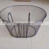 High Quality Front & Rear Wire Metal Bicycle Cheap Basket for Bike Rack Bags Bicycle Accessories thumbnail-1