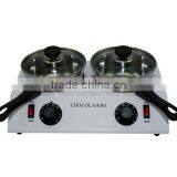 Stainless Steel Electric 2 Pot Commercial Chocolate Melting Pot , Machine for Choolate Melting thumbnail-1