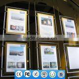 Cable Led Light Box A3 Real Estate Logo Display Window Advertising Illuminated Signboards thumbnail-4