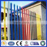 Deming factory palisade fencing made of PVC coated steel