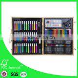 Kids Drawing Stationery Set With Wooden Box 130pcs thumbnail-1