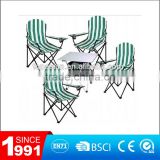 Folding beach chair (with carry bag and cup holder)--TOP