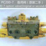 excavator parts PC200-7 option valve(Oringinal or second -hand)