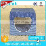 Double-use Soft Cozy Dog Bed Fabric Dog House thumbnail-2