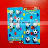 Football Shaped Birthday Candles for Party thumbnail-3