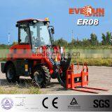 EVERUN brand CE EPA approved 800kg compact loader with torque converter