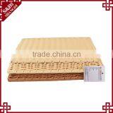 Classic Design Flat Rectangle Bread Fruit Bakery or Supermarket Used Woven Market Baskets thumbnail-6