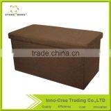 Hot Selling Multifunctional Linen Wholesale Fabric Ottomans thumbnail-3