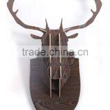 DIY 3D Cut Model Kit- Wooden Puzzle Kit for Educational &Wall Decor - Construct a Creative& Visual Model on Your Own Deer Head thumbnail-2