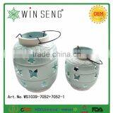 Personalized Ceramic Craft Candle Holder of Jar Shape thumbnail-2