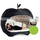 Factory Sale Outdoor Wicker Sun Bed thumbnail-1