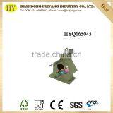 Unfinished Small Wooden Bird House Cage Nest thumbnail-1