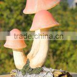 Garden Ornaments Fiberglass Mushroom Garden Solar Lights thumbnail-2