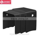 Set Of 3 Mondern MDF Wood Nesting Tables Nest of 3 Coffee Tables Living Room Side End Tables thumbnail-5