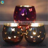 Butterfly Gold Votive Candle Holders Wedding Decoration thumbnail-5