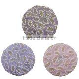 Double-deck Waterproof Nylon Mesh Shower Cap Makeup Cap thumbnail-2