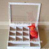 Paulownia Wooden Tea Packing Box With 12 Compartment thumbnail-3