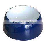 8.9" Custom Blue Color Ceramic Dog Bowl thumbnail-2