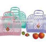 PE Plastic Basket With Handle/Storage Basket/food Basket thumbnail-3