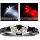 1200 Lumens 6 LED Lights 3 Modes Headlight Headlamp for Camping Hiking Cycling thumbnail-2