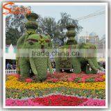 Wholesale Garden Decorative Aritificial Plant Penguin Topiary Sculpture Large Outdoor Decoration Topiary Sculpture thumbnail-2