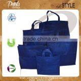 Bagsonline Oem Manufacturer of pp Non Woven Shopping Bags With Non-woven Self Handle thumbnail-1