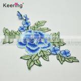 2017 New Arrival Beautiful Embroidery Patch Flower Design Applique From Keering WEF-766 thumbnail-1