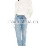 New Design Casual Modern Denim Pants Ladies Jeans Brands thumbnail-4