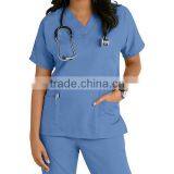 Polycotton Unisex Stylish Medical Scrubs Nursing Uniform thumbnail-3